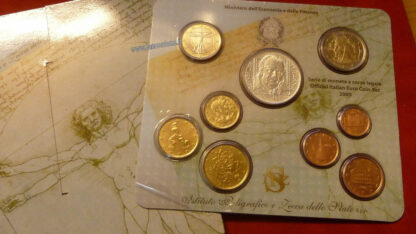 Italia serie zecca 2005 9 valori (con argento) fdc - immagine 3