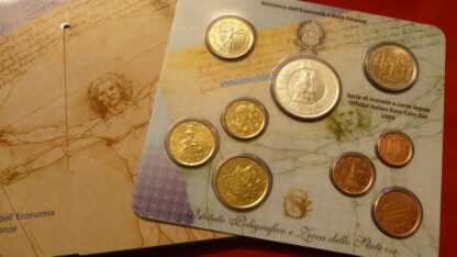 Italia serie zecca 2006 9 valori (con argento) fdc - immagine 3