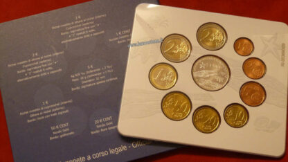 Italia serie zecca 2009 10 valori (con argento) fdc - immagine 3