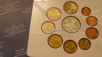 Italia serie zecca 2009 10 valori (con argento) fdc - immagine 2