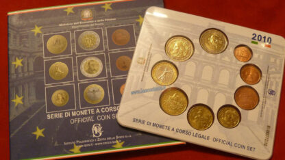 Italia serie zecca 2010 9 valori fdc