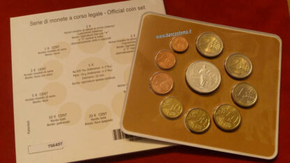 Italia serie zecca 2011 10 valori (con argento) fdc - immagine 3