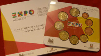 Italia serie zecca 2015 9 valori fdc