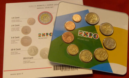 Italia serie zecca 2015 9 valori fdc - immagine 3