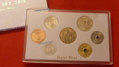 Japan coins mint set 2018 unc - immagine 2
