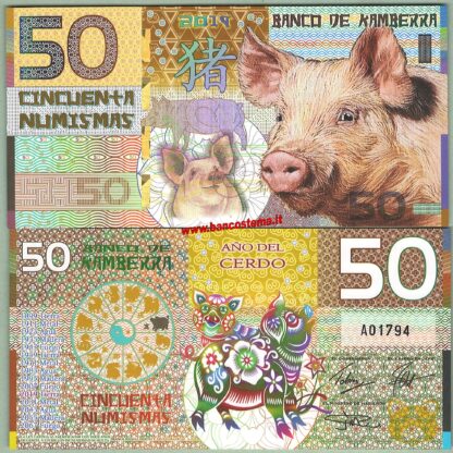 kamberra-50-numismas-2019-maiale-unc-polymer