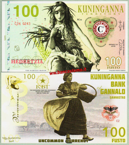 Kuninganna Territory 5-10-25-50-100-200-500-1.000 Fusto 2015 set 8 pz polymer unc - immagine 7