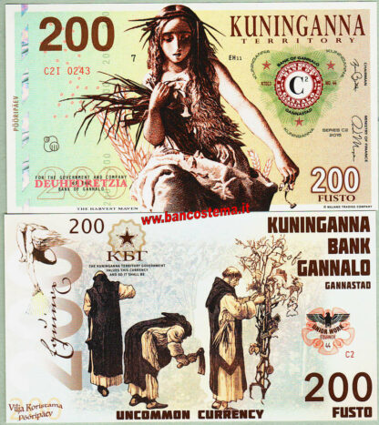 Kuninganna Territory 5-10-25-50-100-200-500-1.000 Fusto 2015 set 8 pz polymer unc - immagine 8