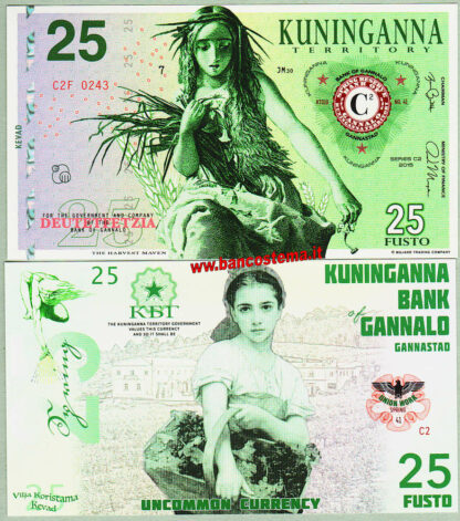 Kuninganna Territory 5-10-25-50-100-200-500-1.000 Fusto 2015 set 8 pz polymer unc - immagine 5