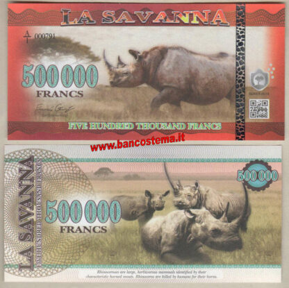 Savanna set 3 pz. serie 2016 (2017) paper unc - immagine 2