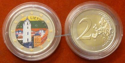 Lituania 2 euro commemorativo 2017 fdc COLOR