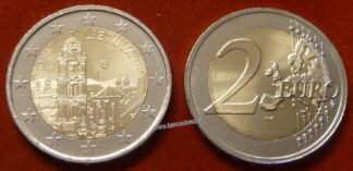 Lituania 2 euro commemorativo Vilnius 2017 fdc