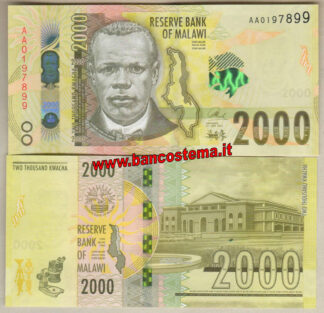 Malawi P69 2.000 Kwacha 2016 (2017) unc