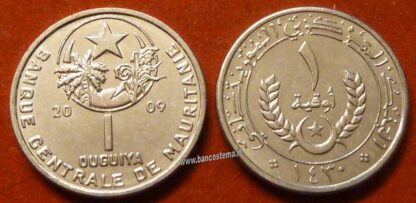 Mauritania KM10 1 Ouguiya 2009 unc