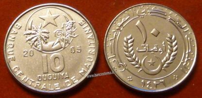 Mauritania KM4a 10 Ouguiya 2005 unc