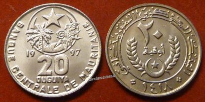 Mauritania KM5 20 Ouguiya 1997 unc