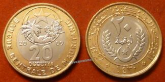 Mauritania KM8 20 Ouguiya 2009 unc