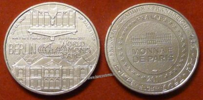 medaglia 46° world money fair Berlin 2017 unc