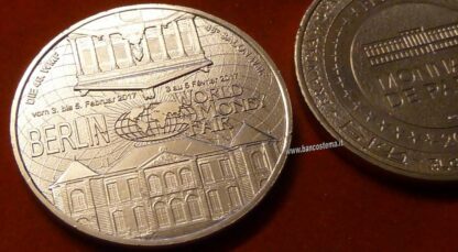 medaglia 46° world money fair Berlin 2017 unc - immagine 2