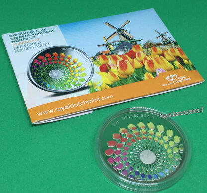 medaglia Olanda world money fair Berlin 2018 BU - immagine 2