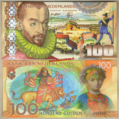 Netherlands Ceylon set 2016 (2017) 4 pz. polymer unc - immagine 4