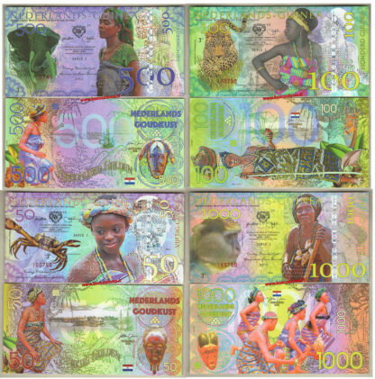 Netherlands Guinea set 2016 (2017) - polymer - 4 pz.
