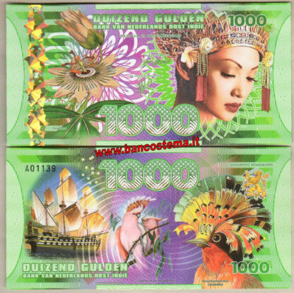 Netherlands Indie set 2016 (2017) unc polymer 4 pz. - immagine 5
