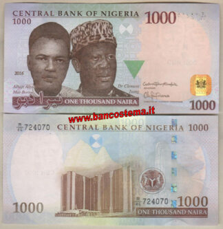 Nigeria P36i 1.000 Naira 2016 (2017) unc