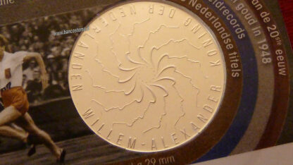 Olanda 5 euro 2018 comm. coincard Fanny Blankers-Koen, atleta fdc - immagine 4