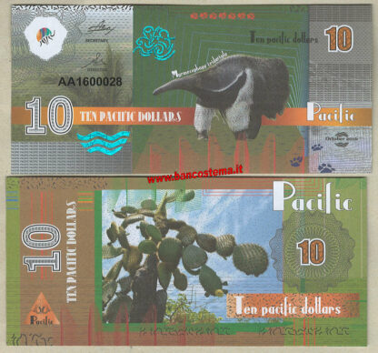 Pacific Ocean set 6 pz 2016 nd paper unc set 2° serie - immagine 5
