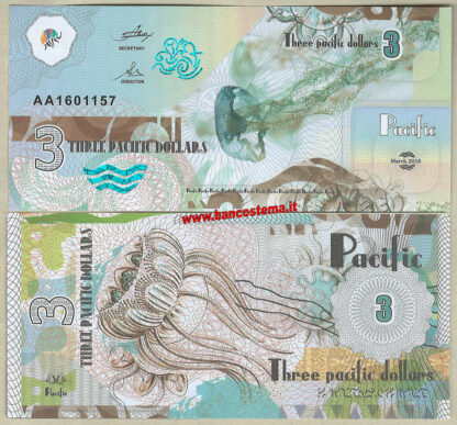 Pacific Ocean set 6 pz 2016 nd paper unc - immagine 4