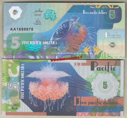 Pacific Ocean set 6 pz 2016 nd paper unc - immagine 6