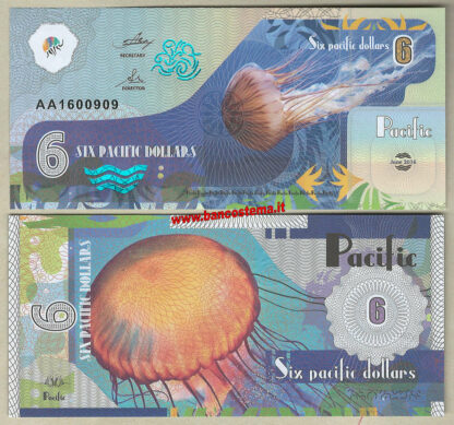 Pacific Ocean set 6 pz 2016 nd paper unc - immagine 7