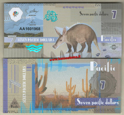 Pacific Ocean set 6 pz 2016 nd paper unc set 2° serie - immagine 2