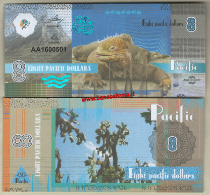 Pacific Ocean set 6 pz 2016 nd paper unc set 2° serie - immagine 3