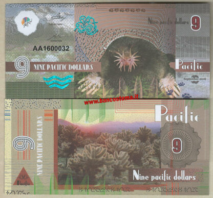 Pacific Ocean set 6 pz 2016 nd paper unc set 2° serie - immagine 4