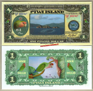 Piwi Island 1 Piwian Dollar 25.12.2014 unc polymer