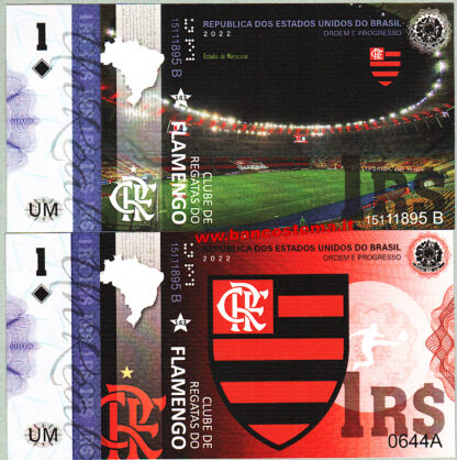 Republica Dos Estados Do Brasil set 12  pz carta Fuetbol Clube unc - immagine 4