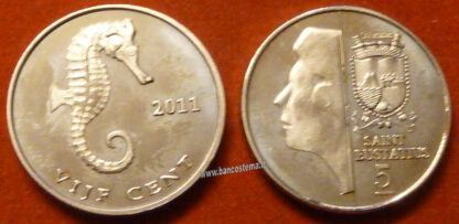 Saint Eustatius set 8 pz 2011 unc - immagine 6