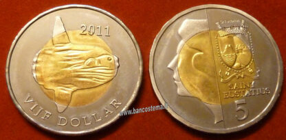 Saint Eustatius set 8 pz 2011 unc - immagine 7