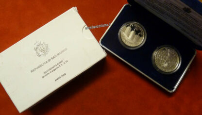 San Marino commemorative dittico 5+10 euro "Benvenuto Euro" 2002 F.S. - immagine 3