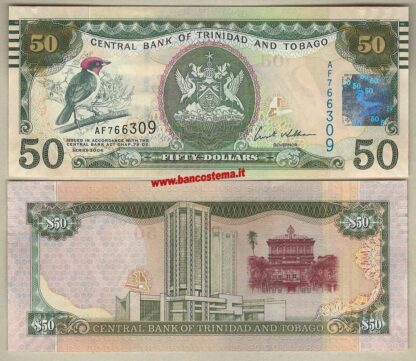 Banconota Trinidad and Tobago P50 50 Dollar 2006 (2012) unc