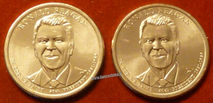 Usa 1 Dollar presidenti: Ronald Regan 40th 2016 lettere D+P fdc