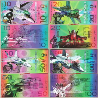 USA AIR FORCE set 2017 polymer - 4 pezzi UNC