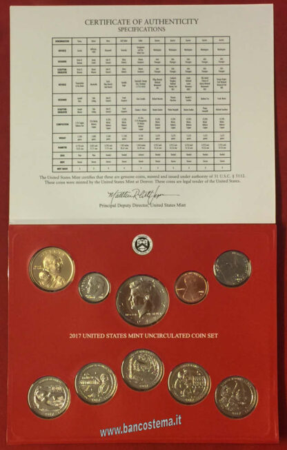 Usa serie FDC Denver e Philadelphia 2017 - immagine 2