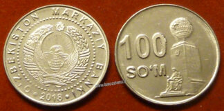 Uzbekistan 100 som 2018 unc