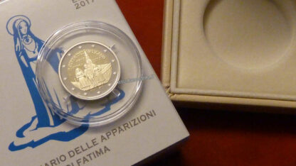 Vaticano 2 euro 2017 proof Commemorativo centenario delle apparizioni di Fatima