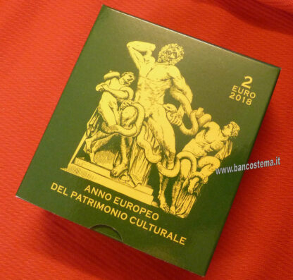 Vaticano 2 euro 2018 proof Commemorativo anno europeo del patrimonio culturale - immagine 3