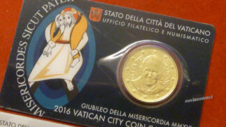 Vaticano coin card 50 cent nr.7 2016
