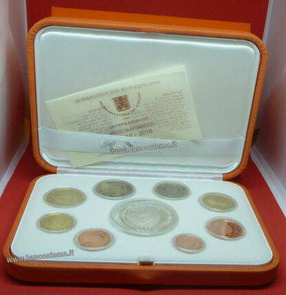 Vaticano serie zecca 2016 Proof con 20 euro argento - immagine 4